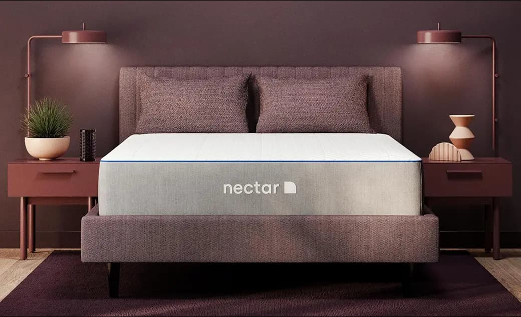 Nectar Hybrid Mattress in modern bedroom setting
